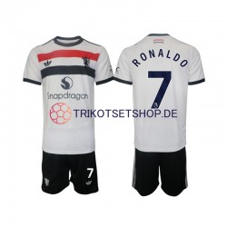 Manchester United Cristiano Ronaldo 7 2024-2025 Kinder Trikotset Ausweich Kurzarm