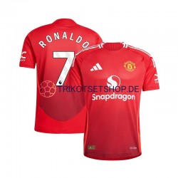 Manchester United Cristiano Ronaldo 7 2024-2025 Herren Trikot Heim Kurzarm