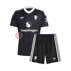 Manchester United Torwart 2024-2025 Kinder Trikotset Ausweich Kurzarm