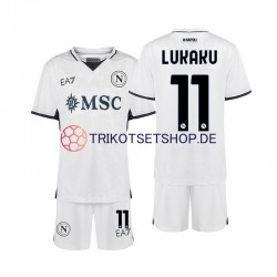 SSC Neapel Lukaku 11 2024-2025 Kinder Trikotset Auswärts Kurzarm