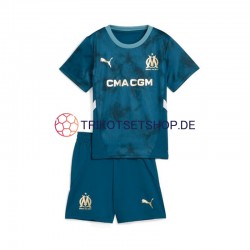 Olympique Marseille 2024-2025 Kinder Trikotset Auswärts Kurzarm