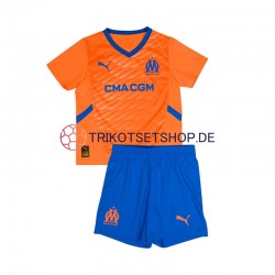 Olympique Marseille 2024-2025 Kinder Trikotset Ausweich Kurzarm