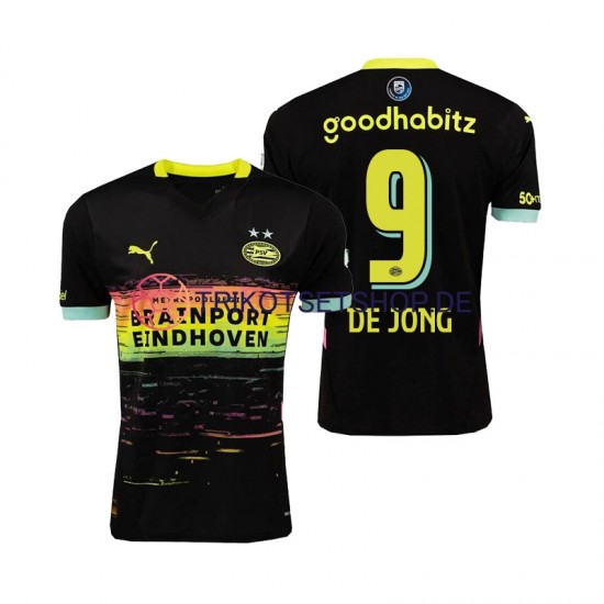 PSV Eindhoven DE JONG 9 2024-2025 Herren Trikot Auswärts Kurzarm