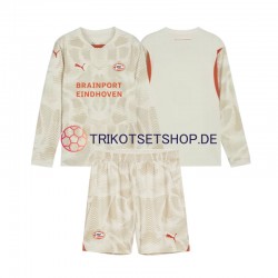 PSV Eindhoven Torwart 2024-2025 Kinder Trikotset Ausweich Langarm