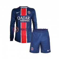 Paris Saint-Germain 2024-2025 Kinder Trikotset Heim Langarm
