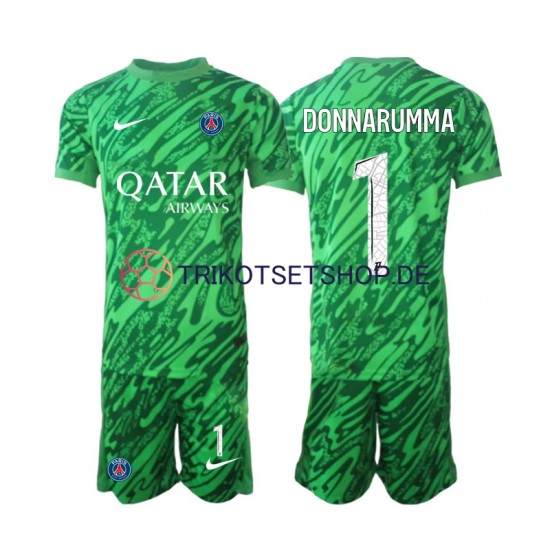 Paris Saint-Germain Torwart Gianluigi Donnarumma 1 2024-2025 Kinder Trikotset Auswärts Kurzarm