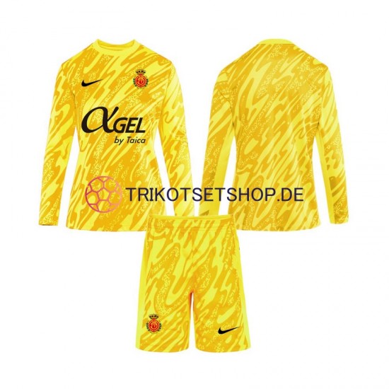 Torwart RCD Mallorca 2024-2025 Kinder Trikotset Ausweich Langarm