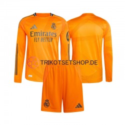 Real Madrid 2024-2025 Kinder Trikotset Auswärts Langarm
