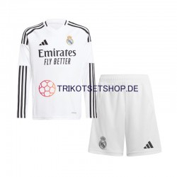 Real Madrid 2024-2025 Kinder Trikotset Heim Langarm