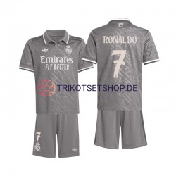 Real Madrid Ronaldo 7 2024-2025 Kinder Trikotset Ausweich Kurzarm