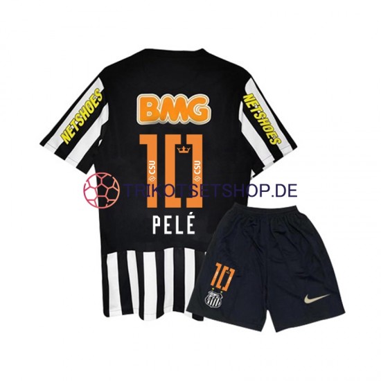 Santos PELE 10 Retro 2011-2012 Kinder Trikotset Auswärts Kurzarm