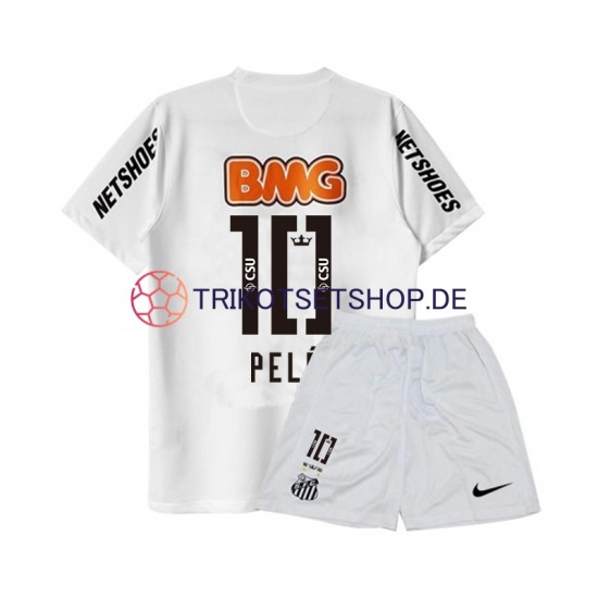 Santos PELE 10 Retro 2011-2012 Kinder Trikotset Heim Kurzarm