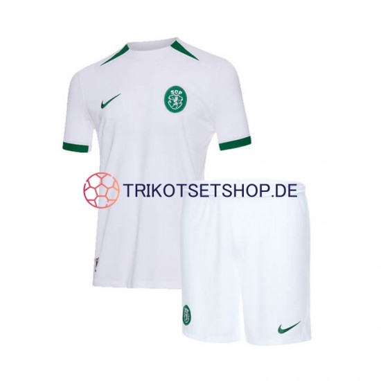 Sporting CP 2024-2025 Kinder Trikotset Auswärts Kurzarm