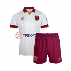 West Ham United 2024-2025 Kinder Trikotset Ausweich Kurzarm