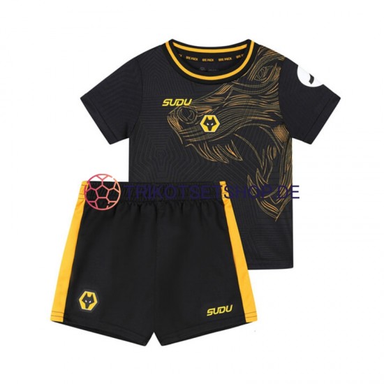 Wolverhampton Wanderers 2024-2025 Kinder Trikotset Auswärts Kurzarm