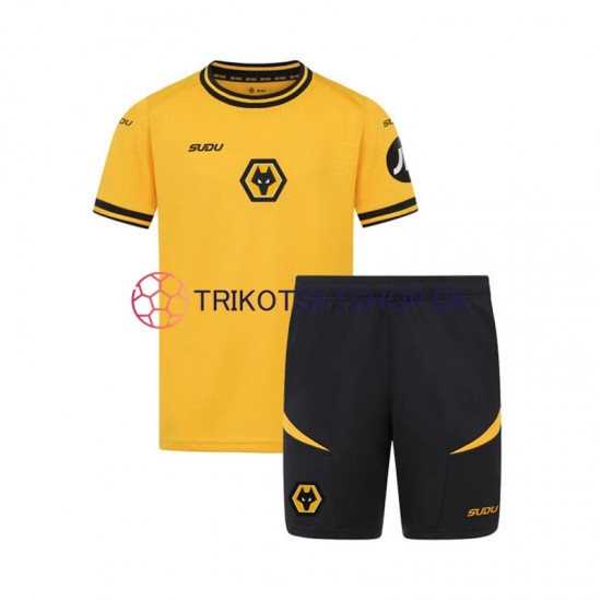Wolverhampton Wanderers 2024-2025 Kinder Trikotset Heim Kurzarm